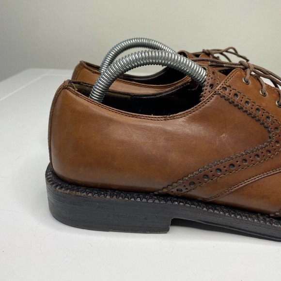 Vintage Salvatore Ferragamo Tramezza Brown Leather Loafers Size 8 1/2 1 D main image 11
